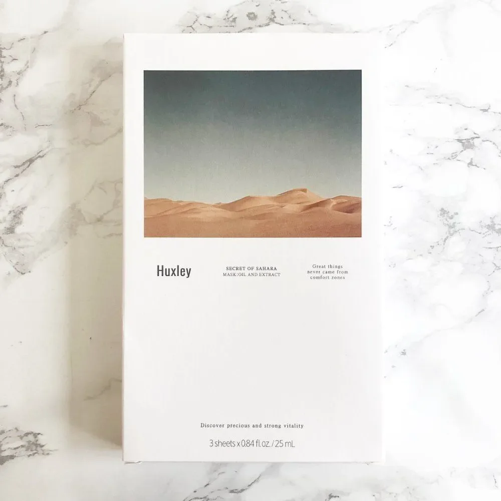 NIB Huxley Secrets of Sahara Sheet Masks, 3-pack